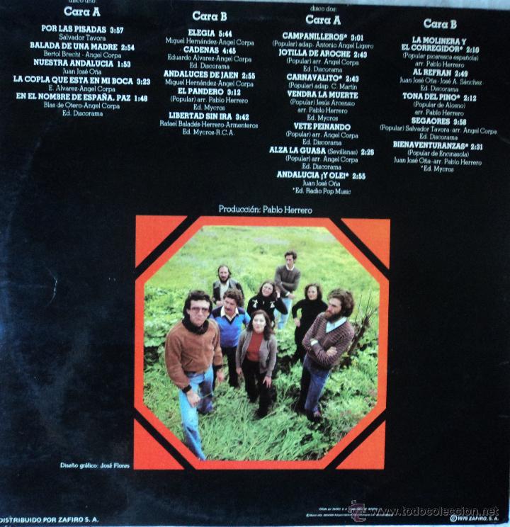 Discos de vinilo: Jarcha - Grandes Exitos - Edici&oacute;n de 1978 de Espa&ntilde;a - Doble - Foto 2