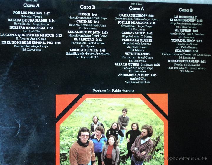 Discos de vinilo: Jarcha - Grandes Exitos - Edici&oacute;n de 1978 de Espa&ntilde;a - Doble - Foto 3