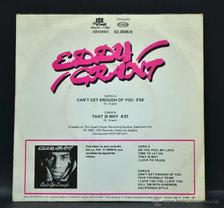 Discos de vinilo: PACK 2 SINGLES -  EDDY GRANT - Foto 2