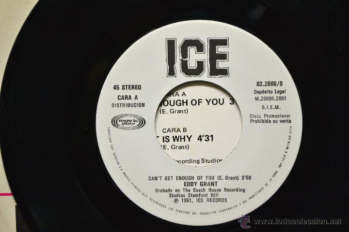 Discos de vinilo: PACK 2 SINGLES -  EDDY GRANT - Foto 3