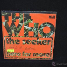 Discos de vinilo: THE WHO -THE SEEKER + 1 - SINGLE. Lote 46654808