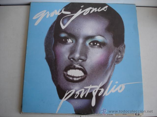 Discos de vinilo: Grace Jones   Portfolio  portada doble - Foto 1