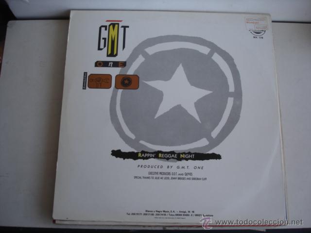 Discos de vinilo: G.M.T. One     Rappin Reggae Night - Foto 2