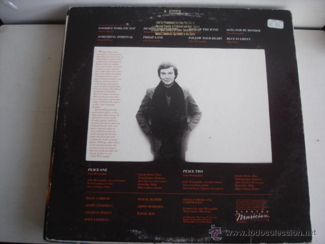 Discos de vinilo: JOHN MCLAUGHLIN MY GOALS BEYOND - Foto 2