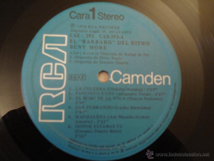 Discos de vinilo: BENY MORE - EL BARBARO DEL RITMO 1973 - Foto 3