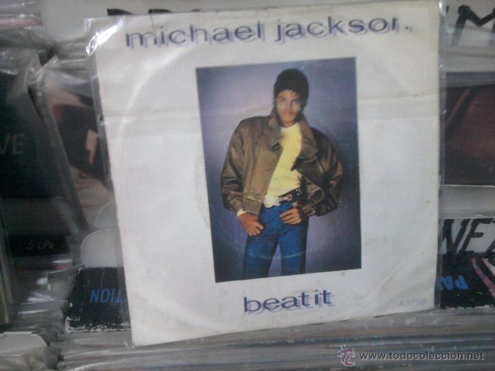 Discos de vinilo: MICHAEL JACKSON - BEAT IT, A3258, SINGLE VINILO, EPIC - Foto 1