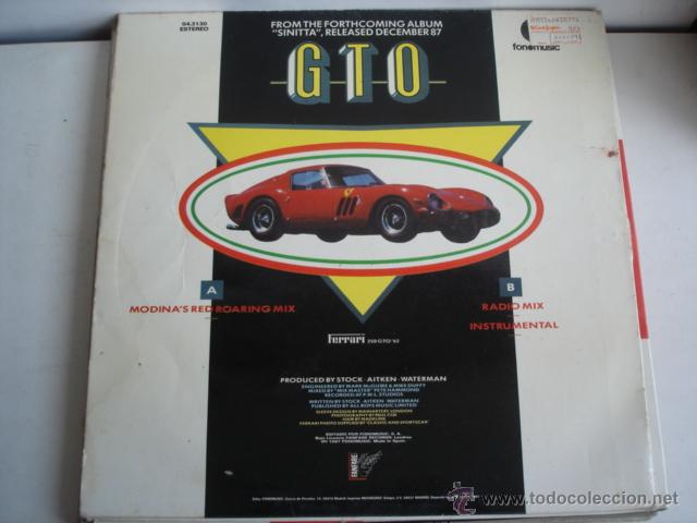 Discos de vinilo: Sinitta     GTO - Foto 2