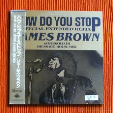 Discos de vinilo: JAMES BROWN - HOW DO YOU STOP PROMO SAMPLE MAXI-SINGLE DE VINILO JAPÓN RARO