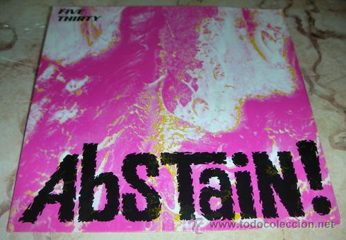 Discos de vinilo: FIVE THIRTY - ABSTAIN! - SINGLE A ESTRENAR - Foto 1