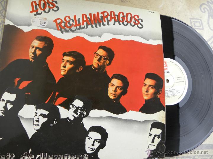 Discos de vinilo: LOS RELAMPAGOS -NIT DE LLAMPECS -LP 1986 - Foto 1