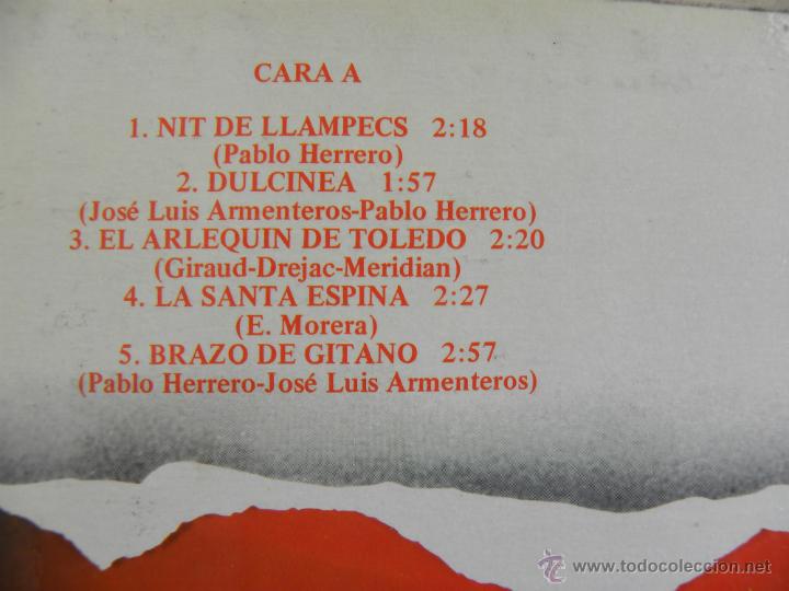 Discos de vinilo: LOS RELAMPAGOS -NIT DE LLAMPECS -LP 1986 - Foto 3