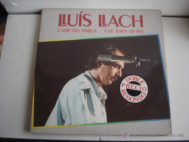 Discos de vinilo: LLUIS LLACH CAMP DEL BAR&Ccedil;A 6 DE JULIO DE 1985 - Foto 1