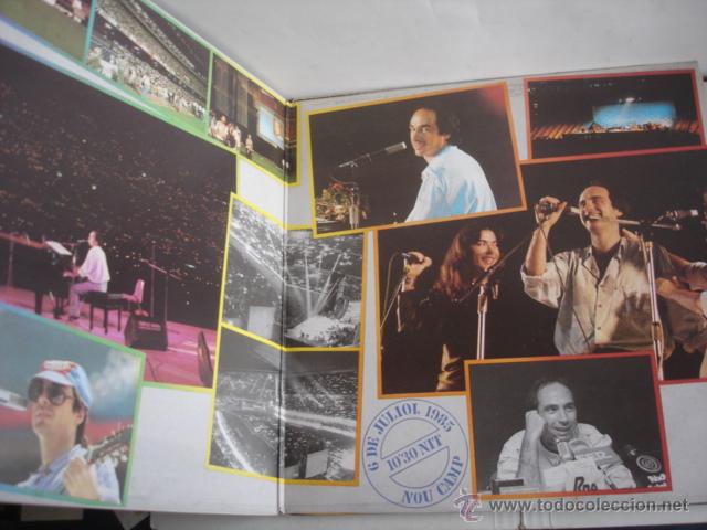 Discos de vinilo: LLUIS LLACH CAMP DEL BAR&Ccedil;A 6 DE JULIO DE 1985 - Foto 2
