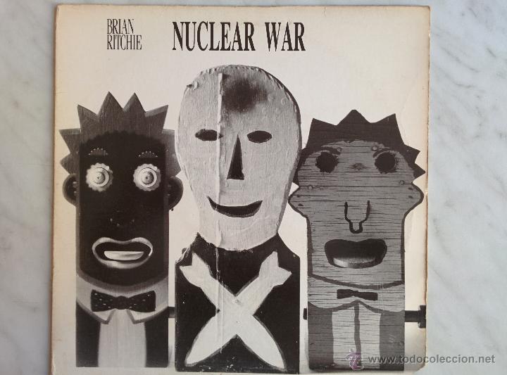 Discos de vinilo: BRIAN RITCHIE. NUCLEAR WAR/ALPHABET. MAXI 45 RPM. - Foto 1