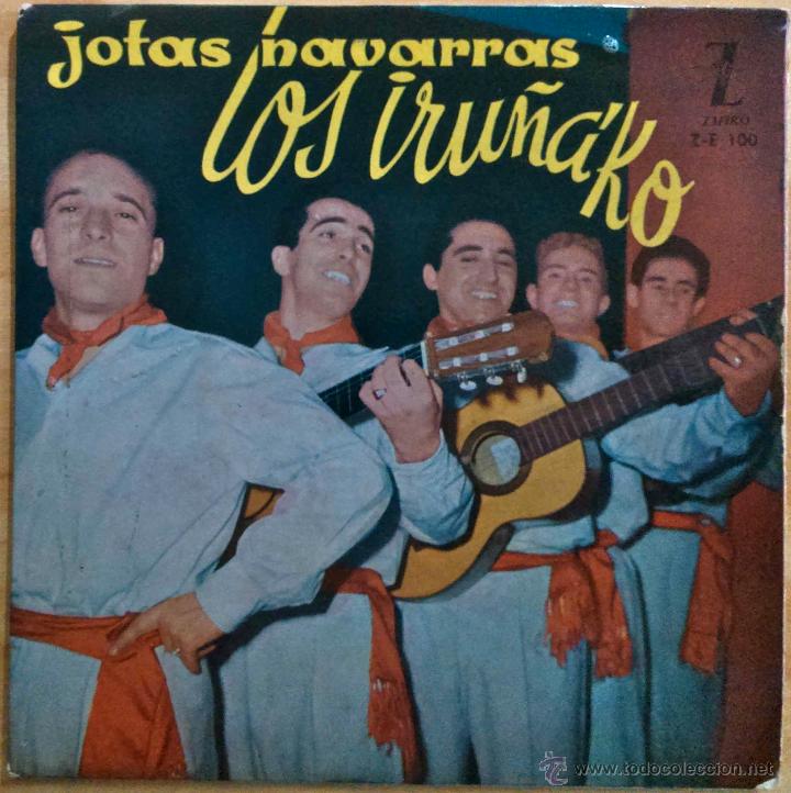 Discos de vinilo: LOS IRU&Ntilde;AKO, JOTAS NAVARRAS - EP - Foto 1