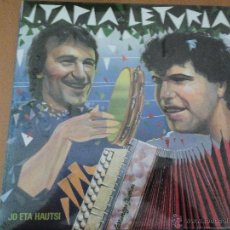 Discos de vinilo: TAPIA ETA LETURIA JO ETA HAUTSI LP ELKAR 1987. Lote 46745323