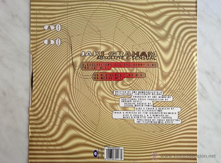 Discos de vinilo: JAKI GRAHAM. ABSOLUTE E-SENSUAL. MAXI 33 RPM - Foto 2
