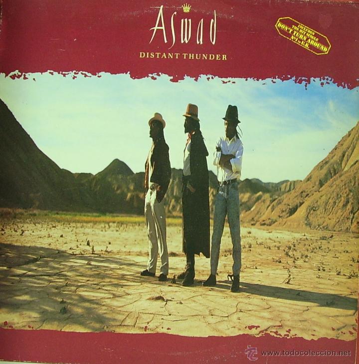 Discos de vinilo: ASWAD-DISTANT THUNDER MAXI SINGLE VINILO 1988 SPAIN - Foto 1
