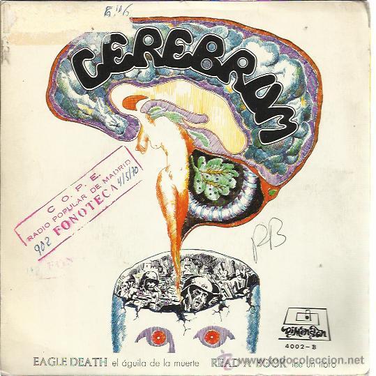 Discos de vinilo: CEREBRUM Sg DIMENSION 1970 eagle death/ read a book PROGRESIVO maquina MUSICA DISPERSA promo