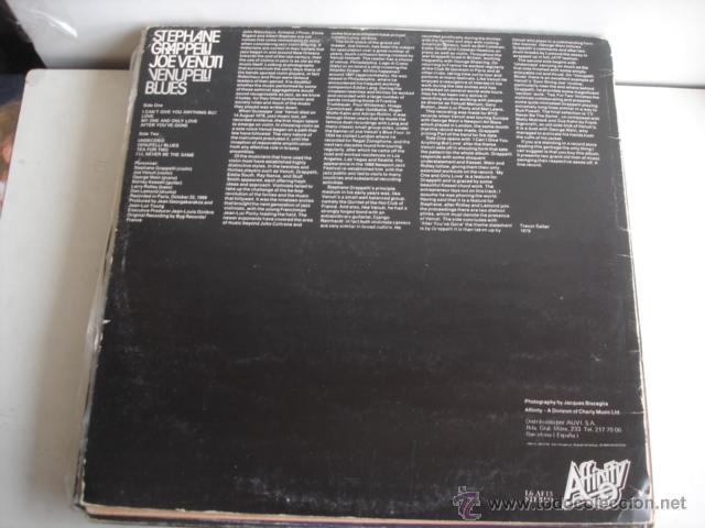 Discos de vinilo: Stephane Grappelli / Joe Venuti    Venupelli Blues - Foto 2