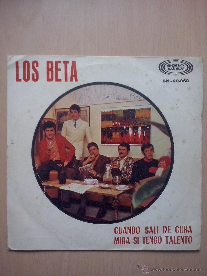 Discos de vinilo: single los beta - cuando sali de cuba - 1967 sonoplay - Foto 1