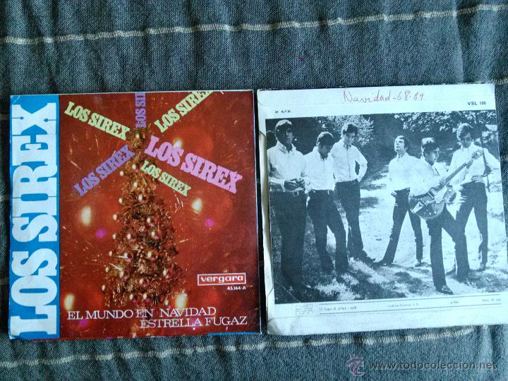 Discos de vinilo: Los Mustang - los Sirex (2 singles) - Foto 2