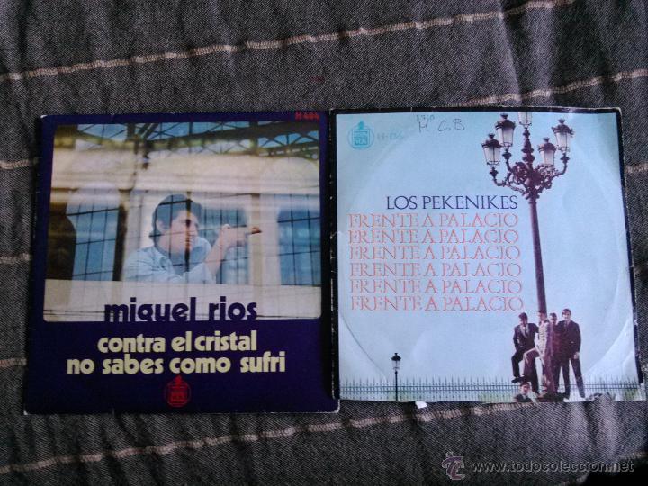 Discos de vinilo: los Pekenikes - Miguel R&iacute;os (2 single) - Foto 1