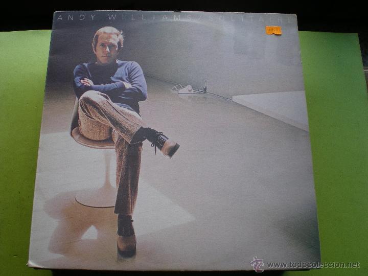 Discos de vinilo: ANDY WILLiAMS solitaire LP 1973 PEPETO - Foto 1