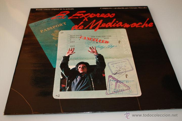 Discos de vinilo: El Expreso de Medianoche - Midnight Express - Giorgio Moroder - LP - Edici&oacute;n Espa&ntilde;ola - Foto 1