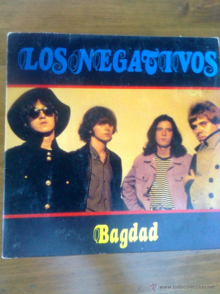 Disques de vinyle: Negativos, Los - Bagdad + 1 (Victoria, 1987) garage psych movida mod Barcelona
