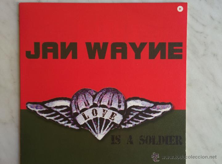 Discos de vinilo: JAN WAYNE. LOVE IS A SOLDIER. MAXI 45 - Foto 1