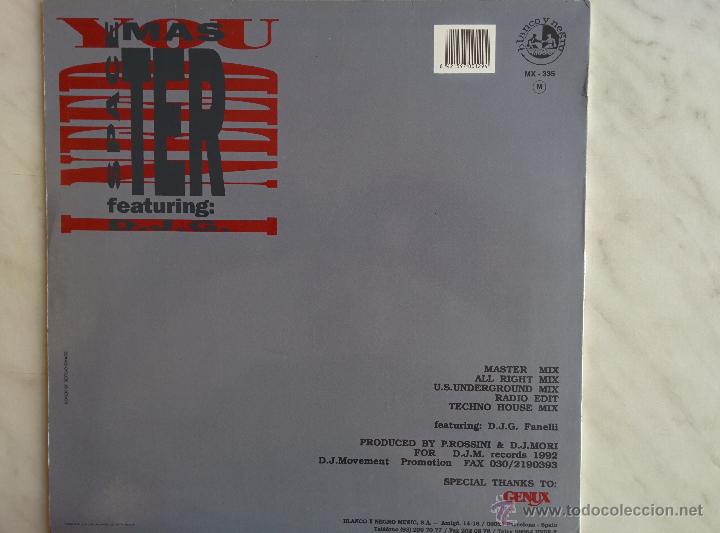 Discos de vinilo: SPACE MASTER FEAT. D.J.G.. I NEED YOU. MAXI 33. - Foto 2