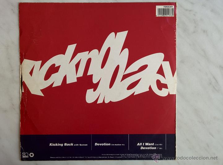 Discos de vinilo: KICKING BACK WITH TAXMAN. DEVOTION. 1990. MAXI 45. UK - Foto 2