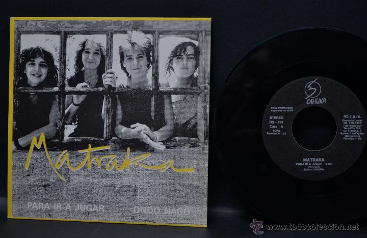 Discos de vinilo: Pack de 2 singles -  M A T R A K A - Foto 4