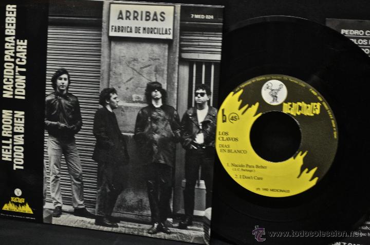 Discos de vinilo: Vinilo  -  LOS CLAVOS  -  DIAS EN BLANCO - Foto 4