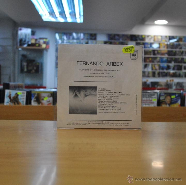 Discos de vinilo: FERNANDO ARBEX - EL CABALLERO DEL ARCO IRIS - SINGLE - Foto 2