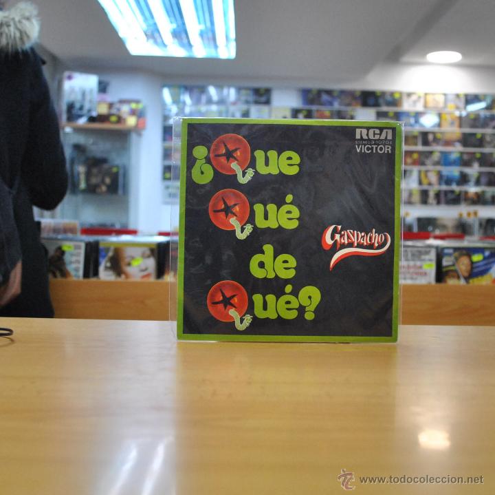 Discos de vinilo: GAZPACHO - &iquest; QUE QUE DE QUE ? - SINGLE - Foto 1