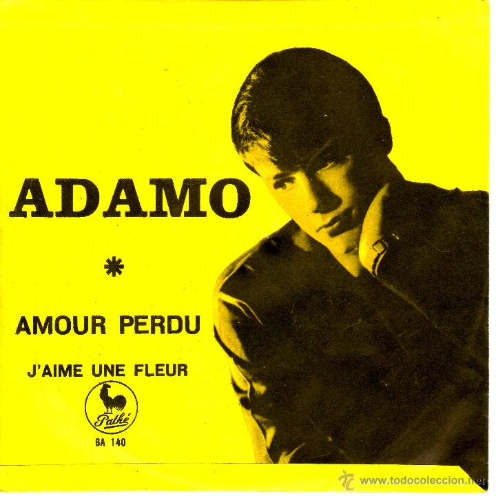Discos de vinilo: ADAMO - AMOUR PERDU - Foto 2