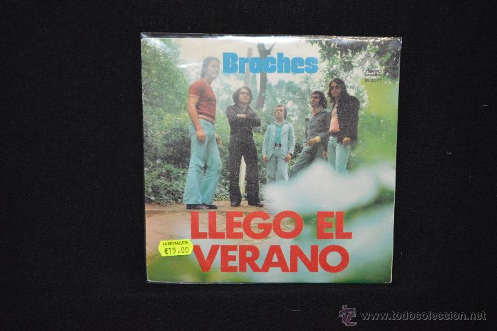 Discos de vinilo: BROCHES - LLEGO EL VERANO +1 - SINGLE - Foto 1