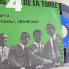 Discos de vinilo: LOS 4 DE LA TORRE -MAMITA -SINGLE 1965 -PEDIDO MINIMO 3 EUROS. Lote 46895860