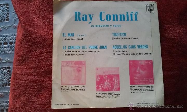 Discos de vinilo: Ray Conniff - S CONTINENTAL. single a&ntilde;os 60 - Foto 2
