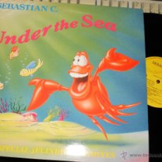 Discos de vinilo: SEBASTIAN C. MAXI UNDER THE SEA SPECIAL JELLYBEAN REMIXES 4 VERSIONES.EN PERFECTO ESTADO.1990