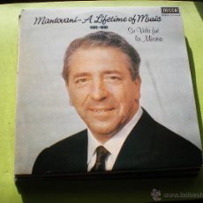 Discos de vinilo: MANTOVANI A LIFETIME OS MUSIC 2 LP 1905-1980 SU VIDA FUE LA MUSICA DECCA 1980 SPA NUEVO¡¡¡ PEPETO. Lote 46914460