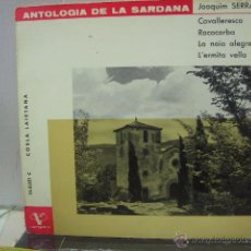 Discos de vinil: COBLA LAIETANA - JOAQUIM SERRA - CAVALLERESCA + 3 - PORTADA ABIERTA - VERGARA 1962. Lote 46921395