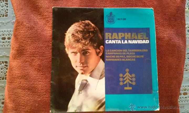 Discos de vinilo: Raphael - Canta la navidad single a&ntilde;os 70 - Foto 1