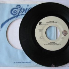 Discos de vinilo: ZZ TOP. STAGES/CAN'T STOP ROCKIN'. 1985 SINGLE U.S.A. WARNER BROS RECORDS 7-28810