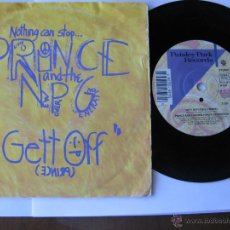 Discos de vinilo: PRINCE AND THE NEW POWER GENERATION. GETT OFF/HORNY PONY. SINGLE 1991. PAISLEY PARK W0056
