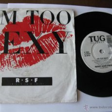 Discos de vinilo: RIGHT SAID FRED. I'M TOO SEXY/I'M TOO SEXY(INSTRUMENTAL).SINGLE 1991 U.K. TUG RECORDS SNOG 1