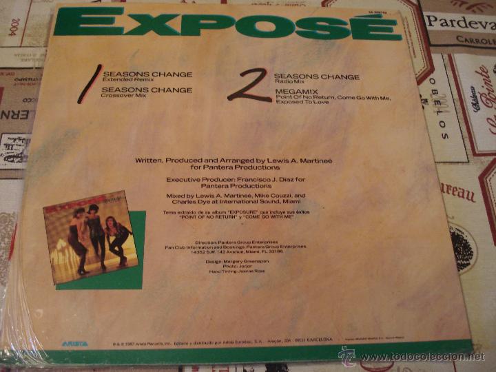 Discos de vinilo: EXPOSE - SEASONS CHANGE - Foto 2