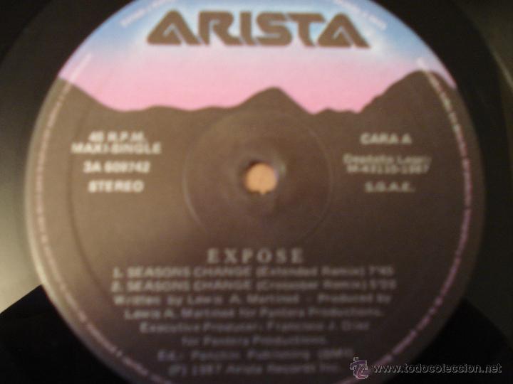 Discos de vinilo: EXPOSE - SEASONS CHANGE - Foto 3